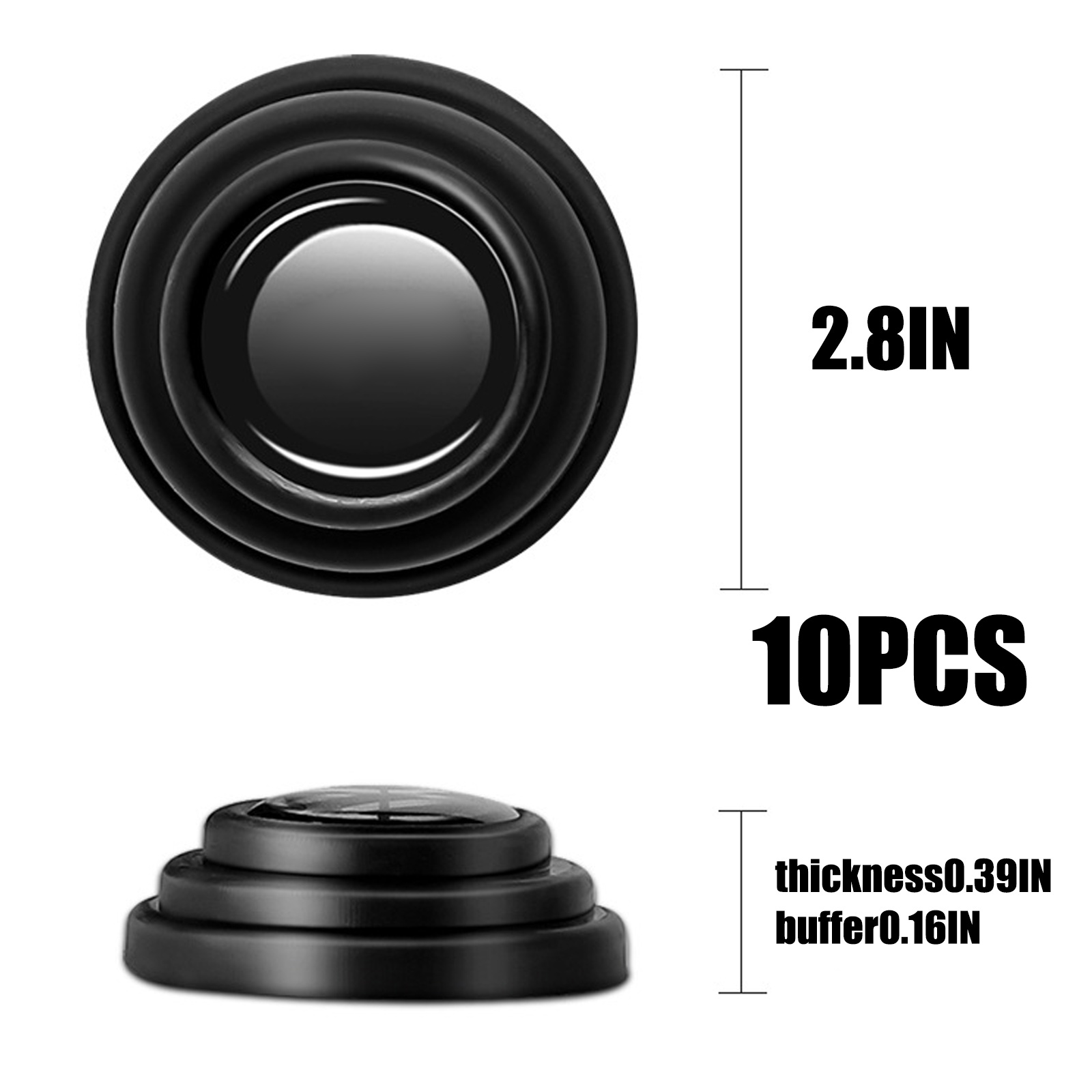10pcs Silicone Car Door Shock Stickers Absorber Shock Pad Switch Buffer Shock Absorber Automotive Exterior Accessories Decors 10pcs Silicone Car Door Shock Stickers Absorber Shock Pad Switch Buffer Shock Absorber Automotive Exterior Accessories Decors