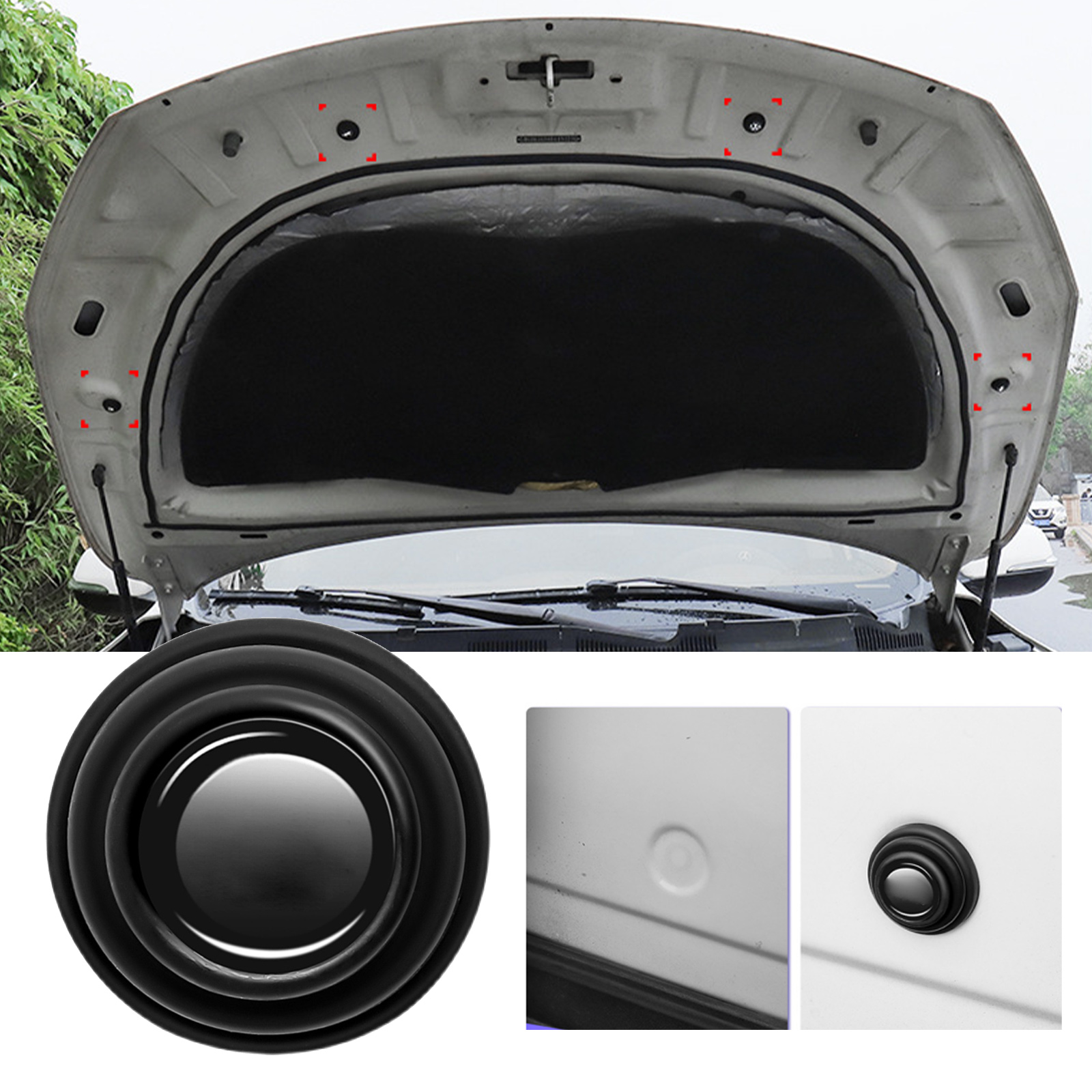 10pcs Silicone Car Door Shock Stickers Absorber Shock Pad Switch Buffer Shock Absorber Automotive Exterior Accessories Decors 10pcs Silicone Car Door Shock Stickers Absorber Shock Pad Switch Buffer Shock Absorber Automotive Exterior Accessories Decors