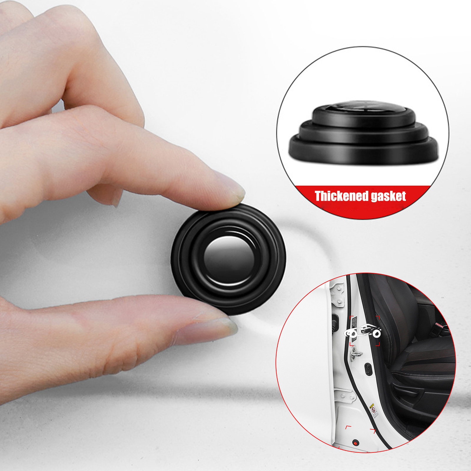 10pcs Silicone Car Door Shock Stickers Absorber Shock Pad Switch Buffer Shock Absorber Automotive Exterior Accessories Decors 10pcs Silicone Car Door Shock Stickers Absorber Shock Pad Switch Buffer Shock Absorber Automotive Exterior Accessories Decors