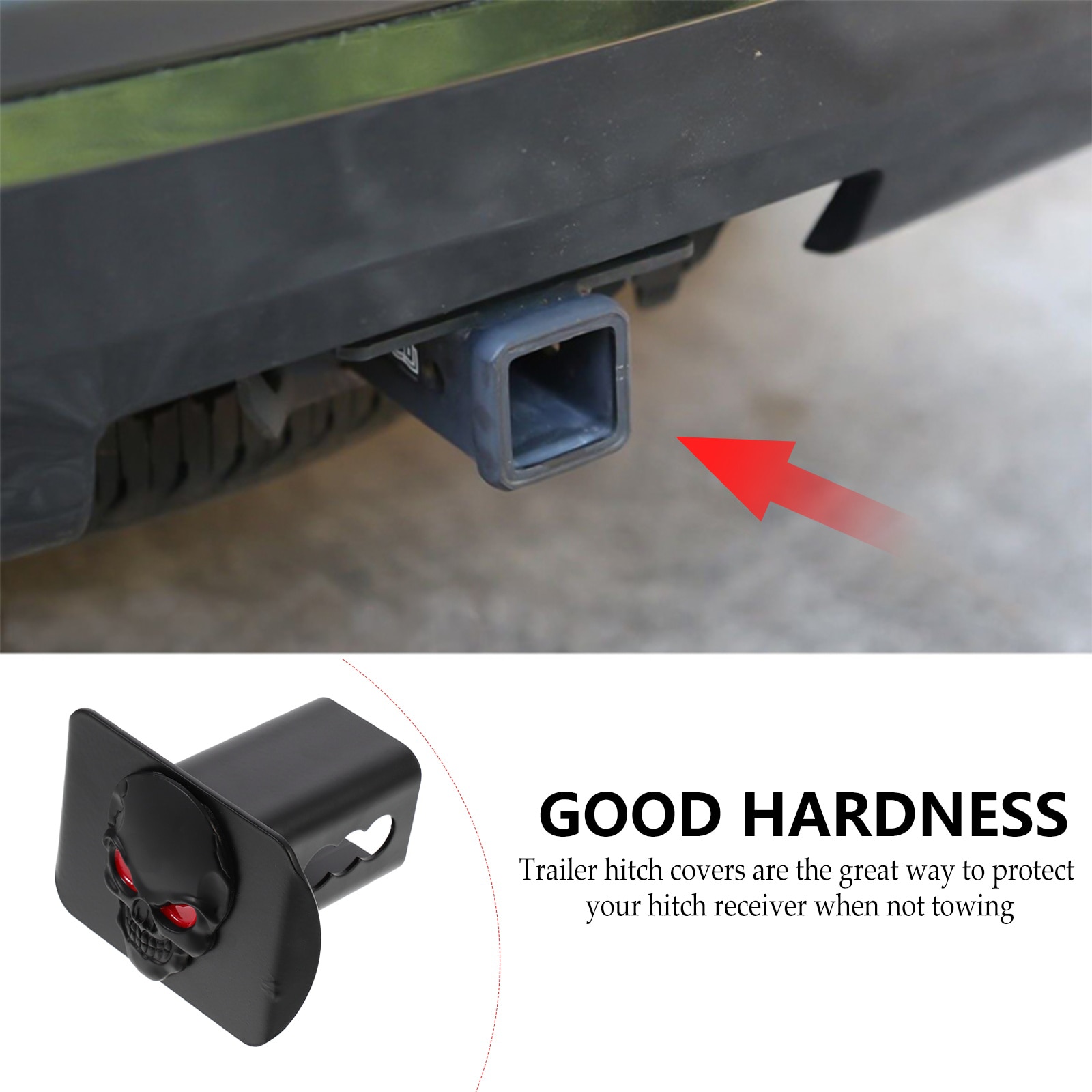 1Pc Hitch Tube Cover Plug Practical Trailer Hitch Caps Durable Auto Accessory 1Pc Hitch Tube Cover Plug Practical Trailer Hitch Caps Durable Auto Accessory