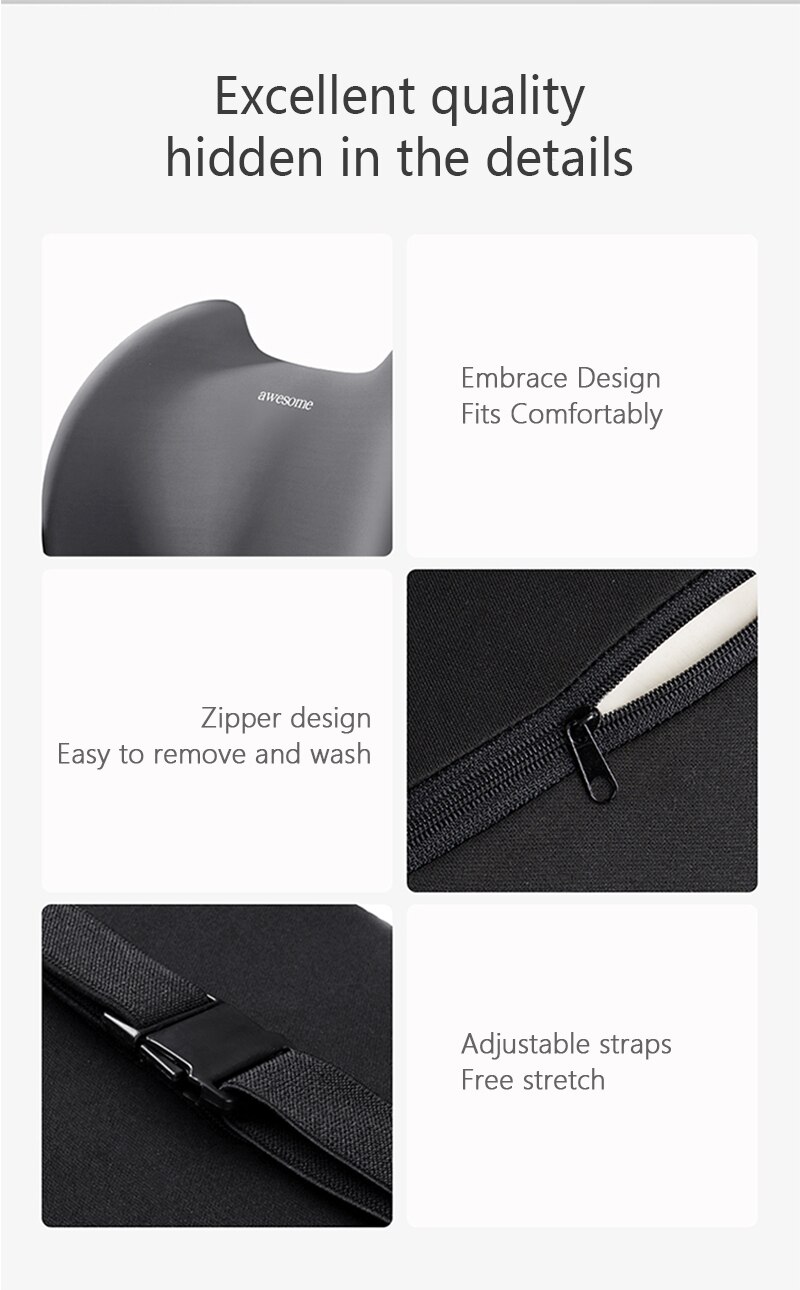 Car Pillow Memory Foam Neck Pillow Cervical Lumbar Support Car Headrest Back Pad Back Pillow Office Car Interior Accessories Car Pillow Memory Foam Neck Pillow Cervical Lumbar Support Car Headrest Back Pad Back Pillow Office Car Interior Accessories