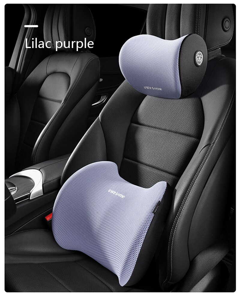 Car Pillow Memory Foam Neck Pillow Cervical Lumbar Support Car Headrest Back Pad Back Pillow Office Car Interior Accessories Car Pillow Memory Foam Neck Pillow Cervical Lumbar Support Car Headrest Back Pad Back Pillow Office Car Interior Accessories