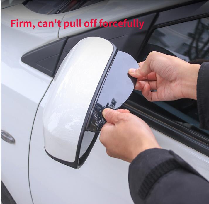 1Pair Rear View Side Mirror Rain Board Eyebrow Guard Sun Visor Car Accessories Color Black / Transparent