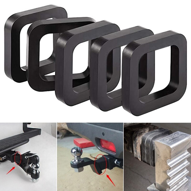 5 Pcs Silencer Pad 2 Inch Hitch Receiver Muffler Trailer Link Damping Rubber Block for Adjustable Ball Mounts Reduce Noise 5 Pcs Silencer Pad 2 Inch Hitch Receiver Muffler Trailer Link Damping Rubber Block for Adjustable Ball Mounts Reduce Noise