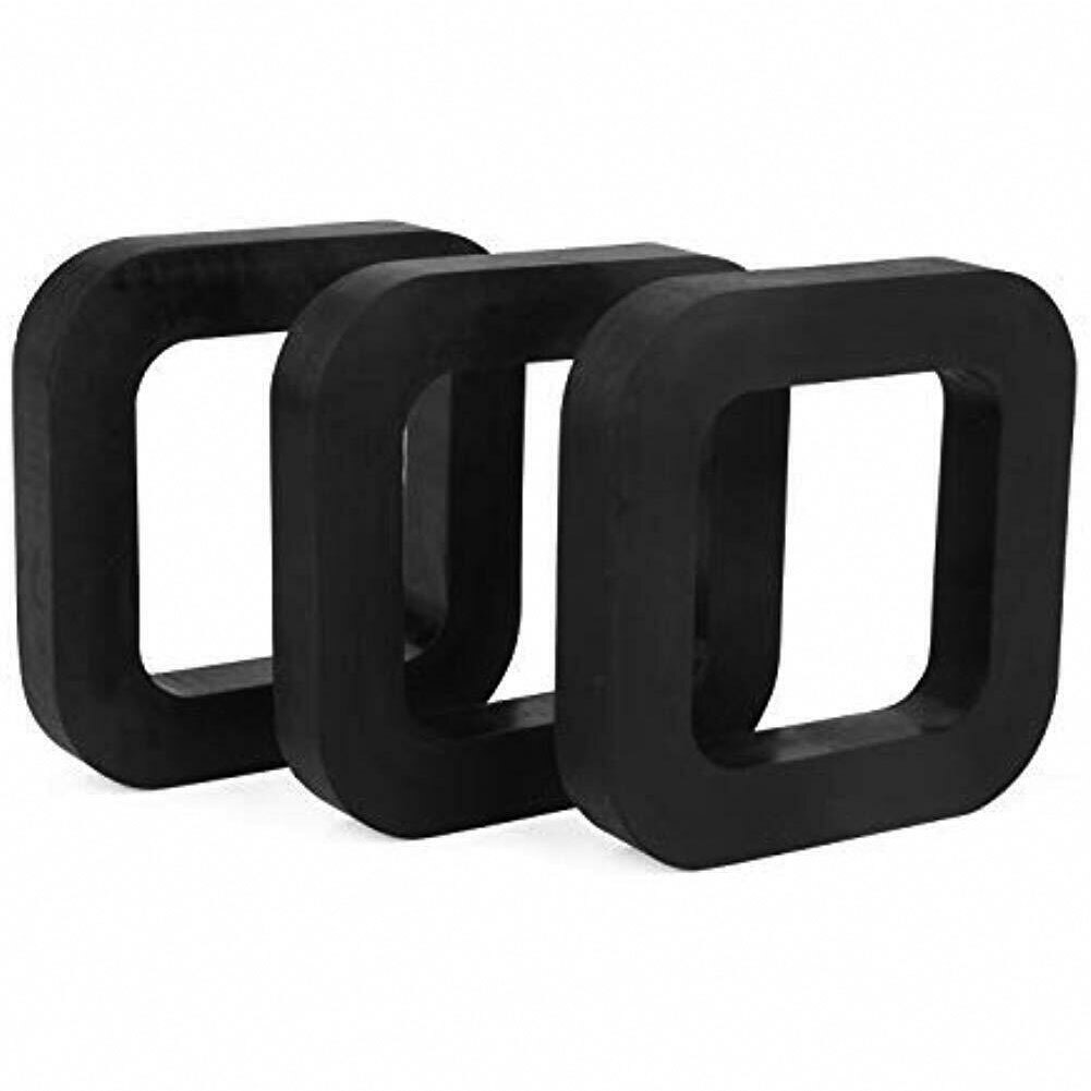 3pcs Universal Trailer Hitch Receiver Silencer Pad For Adjustable Ball Mounts Durable Carriers Square Black Vehicle Noise Reduce 3pcs Universal Trailer Hitch Receiver Silencer Pad For Adjustable Ball Mounts Durable Carriers Square Black Vehicle Noise Reduce