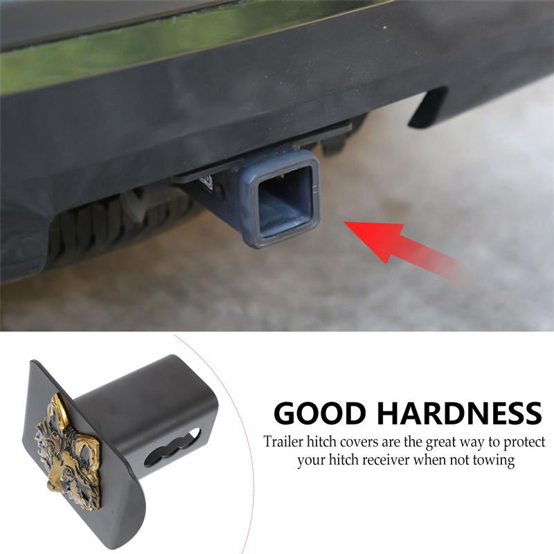 Wolfhead Shark Pattern Trailer Hitch Plug Sturdy Tow Receiver Plug Trailer Hitch Tube Cover Universal Auto Trailer Hitch Tube Wolfhead Shark Pattern Trailer Hitch Plug Sturdy Tow Receiver Plug Trailer Hitch Tube Cover Universal Auto Trailer Hitch Tube