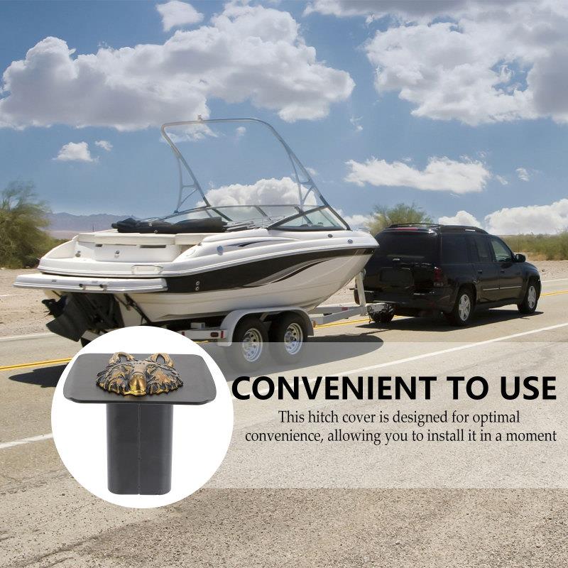 Wolfhead Shark Pattern Trailer Hitch Plug Sturdy Tow Receiver Plug Trailer Hitch Tube Cover Universal Auto Trailer Hitch Tube Wolfhead Shark Pattern Trailer Hitch Plug Sturdy Tow Receiver Plug Trailer Hitch Tube Cover Universal Auto Trailer Hitch Tube