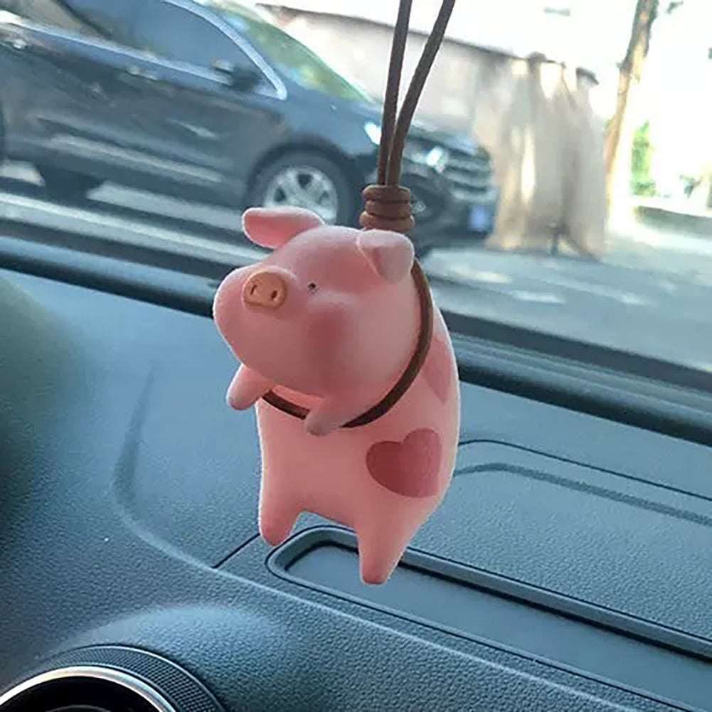 Cute Pig Car Accessorie Swing Pig Car Pendant Auto Rearview Mirror Pendants Birthday Gift Auto Decoraction Ornaments Coche Cute Pig Car Accessorie Swing Pig Car Pendant Auto Rearview Mirror Pendants Birthday Gift Auto Decoraction Ornaments Coche