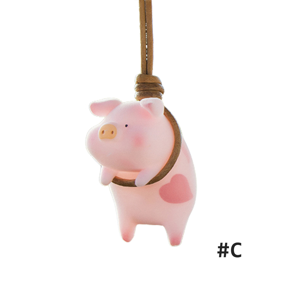 Cute Pig Car Accessorie Swing Pig Car Pendant Auto Rearview Mirror Pendants Birthday Gift Auto Decoraction Ornaments Coche Cute Pig Car Accessorie Swing Pig Car Pendant Auto Rearview Mirror Pendants Birthday Gift Auto Decoraction Ornaments Coche