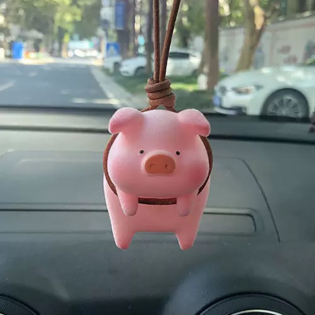Cute Pig Car Accessorie Swing Pig Car Pendant Auto Rearview Mirror Pendants Birthday Gift Auto Decoraction Ornaments Coche Cute Pig Car Accessorie Swing Pig Car Pendant Auto Rearview Mirror Pendants Birthday Gift Auto Decoraction Ornaments Coche