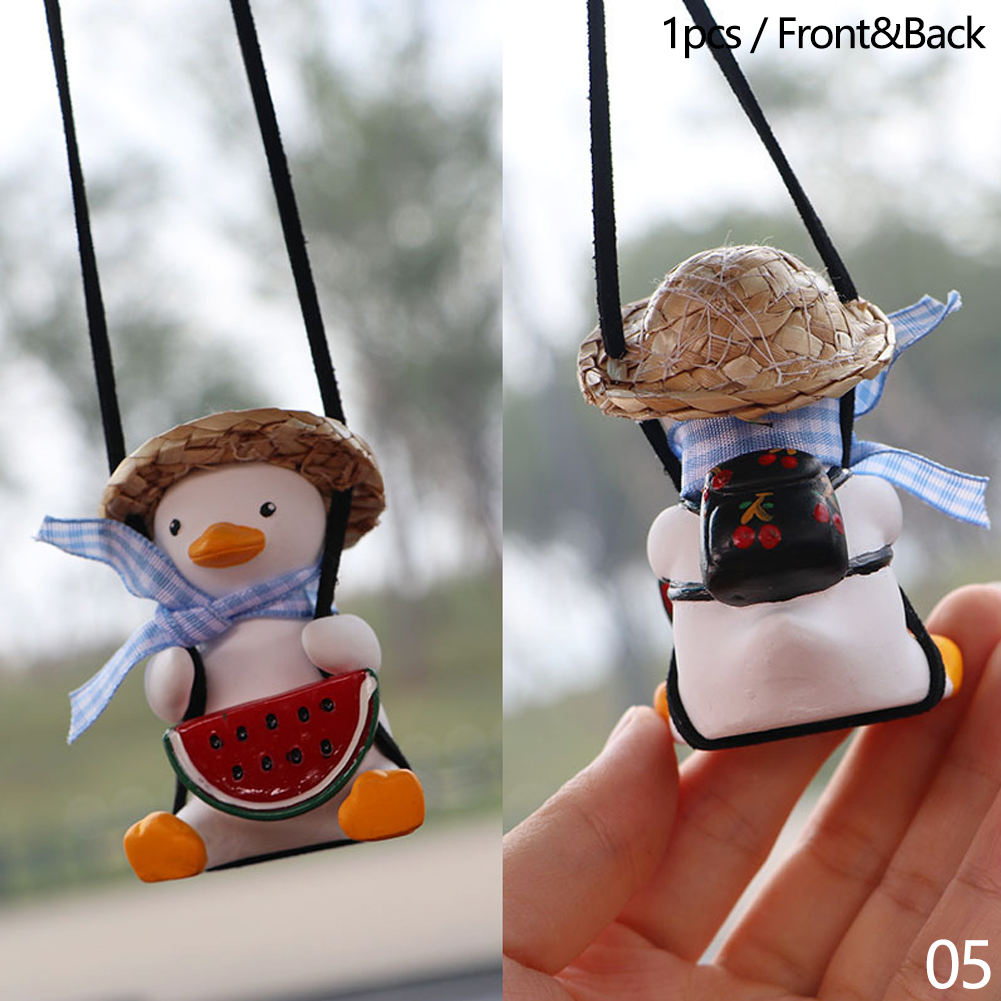 Car Pendant Cute Anime Little Duck Swing Auto Rearview Mirror Hanging Ornaments Interior Decoraction Accessories for Girls Gifts Car Pendant Cute Anime Little Duck Swing Auto Rearview Mirror Hanging Ornaments Interior Decoraction Accessories for Girls Gifts
