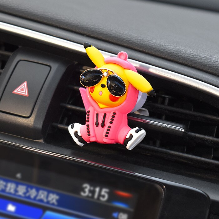 Hot Pokemon Pikachu Car Perfume Aromatherapy Pokemon figures Toys Car Air Conditioning Air Outlet Cute Car Interior Decoration Hot Pokemon Pikachu Car Perfume Aromatherapy Pokemon figures Toys Car Air Conditioning Air Outlet Cute Car Interior Decoration