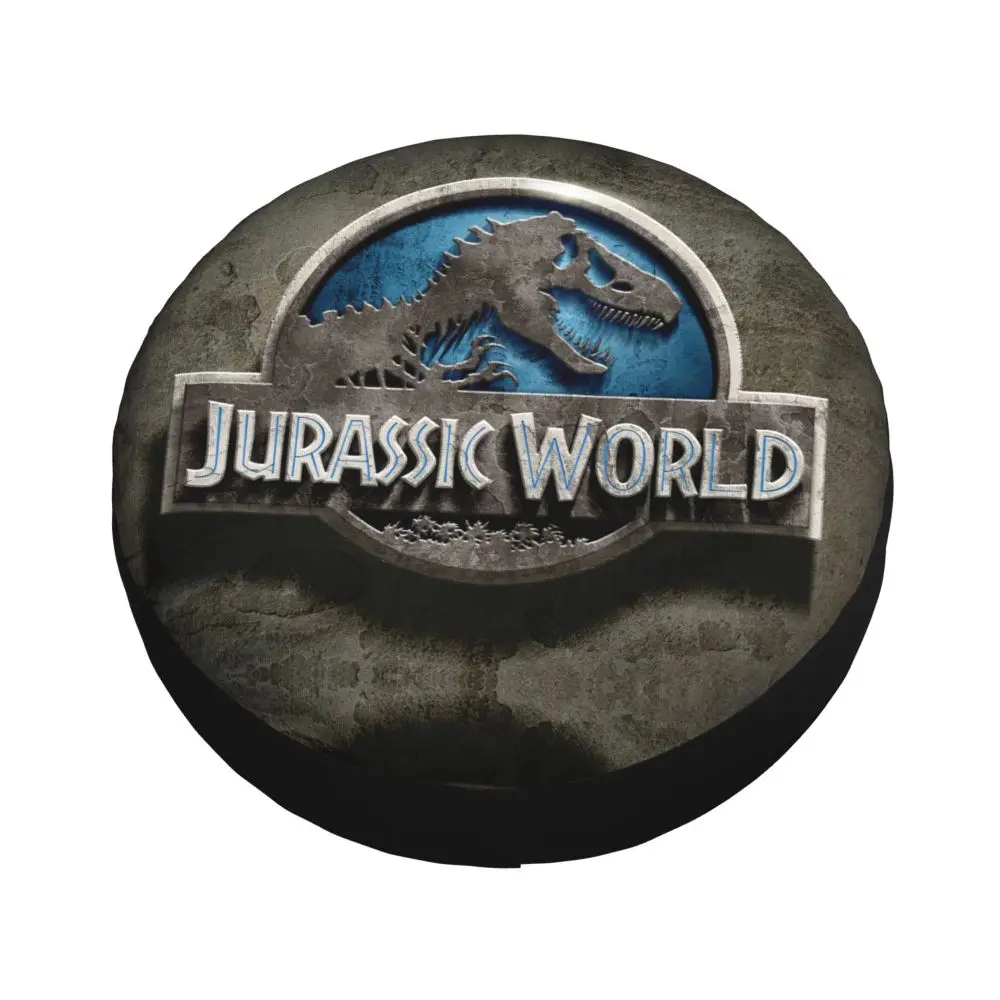 Custom Jurassic Park Dinosaur Print Spare Wheel Cover for Suzuki Mitsubish 4x4 Trailer Tire Protector 14