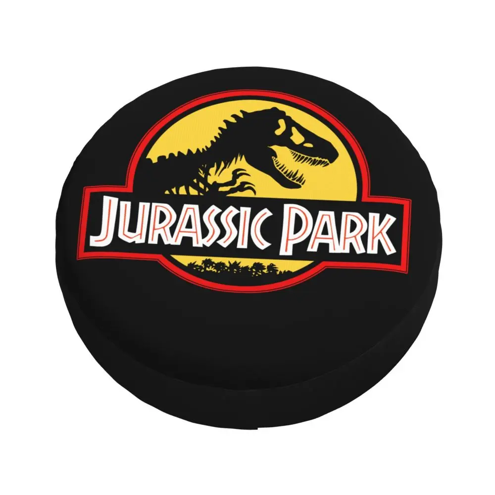 Custom Jurassic Park Dinosaur Print Spare Wheel Cover for Suzuki Mitsubish 4x4 Trailer Tire Protector 14