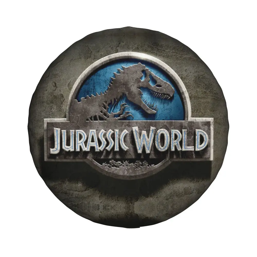 Custom Jurassic Park Dinosaur Print Spare Wheel Cover for Suzuki Mitsubish 4x4 Trailer Tire Protector 14
