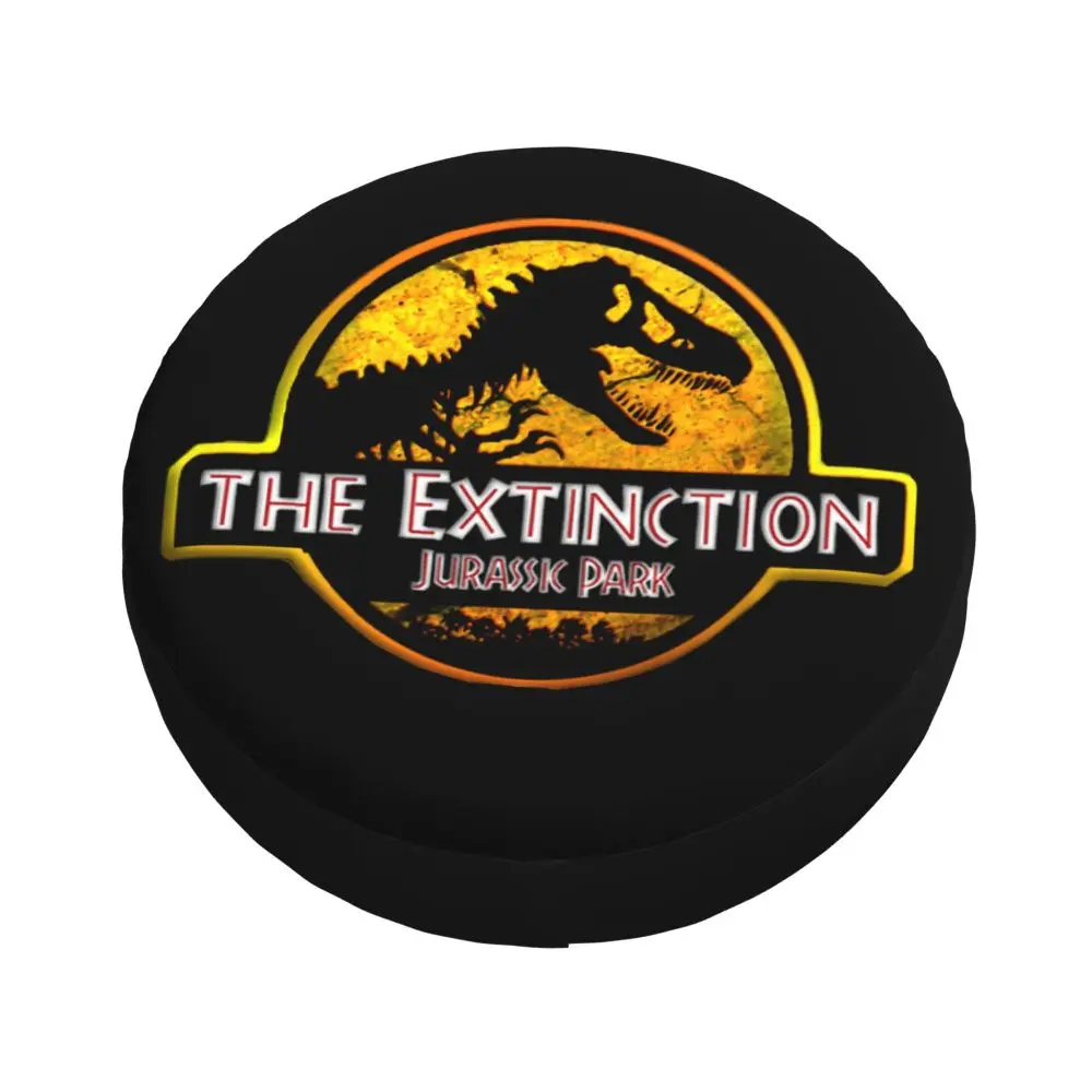Custom Jurassic Park Dinosaur Print Spare Wheel Cover for Suzuki Mitsubish 4x4 Trailer Tire Protector 14