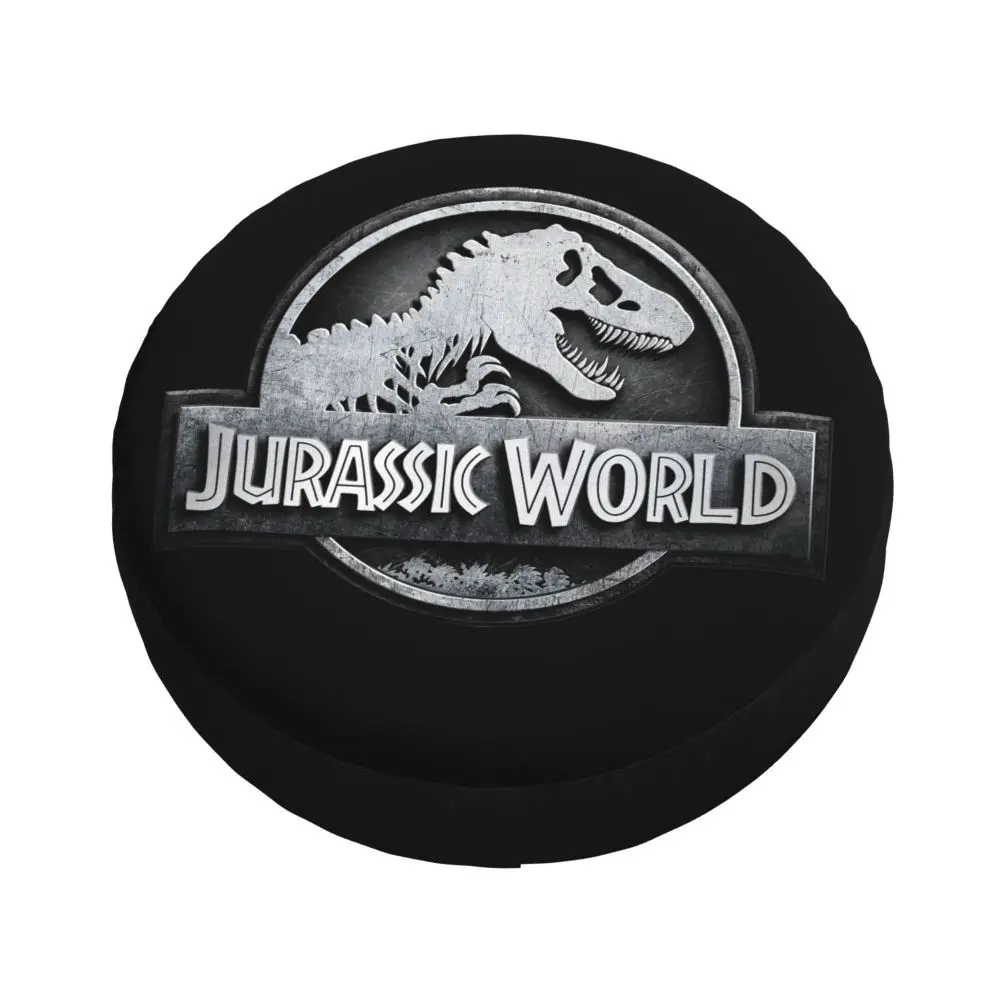 Custom Jurassic Park Dinosaur Print Spare Wheel Cover for Suzuki Mitsubish 4x4 Trailer Tire Protector 14