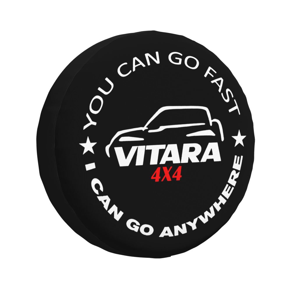 Custom Go Adventure Off Road Tire Cover 4WD 4x4 RV Spare Wheel Protector for Vitara Jeep Grand Cherokee 14