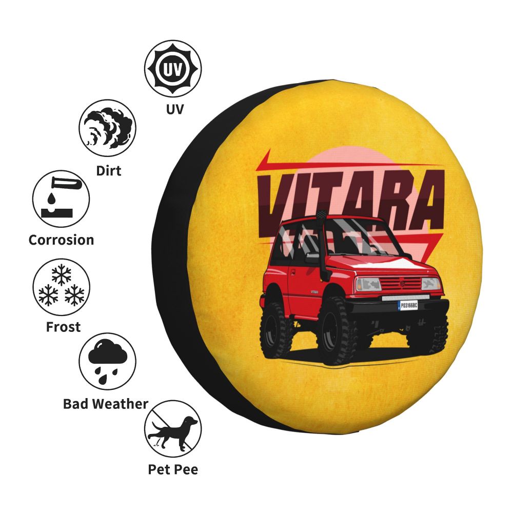 Custom Go Adventure Off Road Tire Cover 4WD 4x4 RV Spare Wheel Protector for Vitara Jeep Grand Cherokee 14 Custom Go Adventure Off Road Tire Cover 4WD 4x4 RV Spare Wheel Protector for Vitara Jeep Grand Cherokee 14