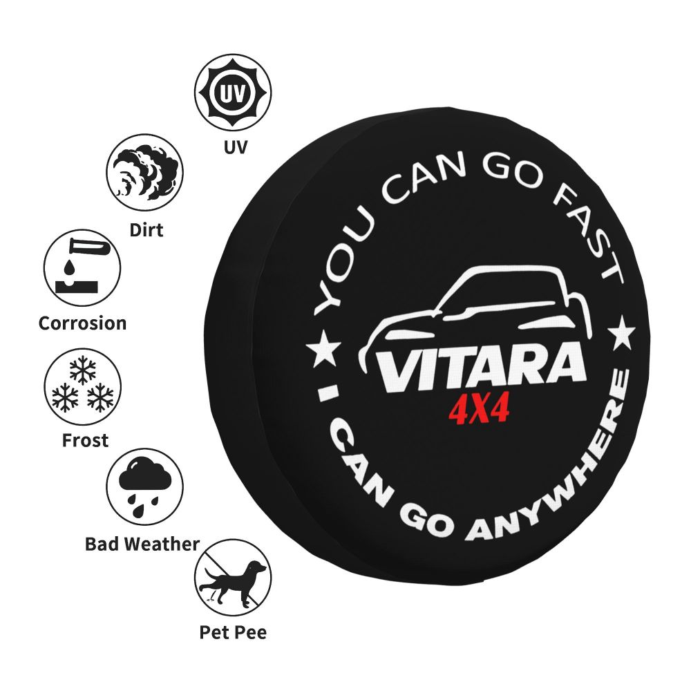 Custom Go Adventure Off Road Tire Cover 4WD 4x4 RV Spare Wheel Protector for Vitara Jeep Grand Cherokee 14 Custom Go Adventure Off Road Tire Cover 4WD 4x4 RV Spare Wheel Protector for Vitara Jeep Grand Cherokee 14