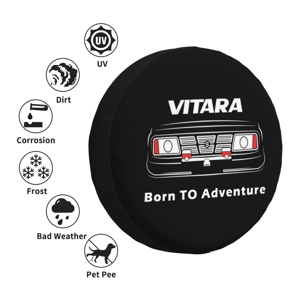 Custom Go Adventure Off Road Tire Cover 4WD 4x4 RV Spare Wheel Protector for Vitara Jeep Grand Cherokee 14 Custom Go Adventure Off Road Tire Cover 4WD 4x4 RV Spare Wheel Protector for Vitara Jeep Grand Cherokee 14
