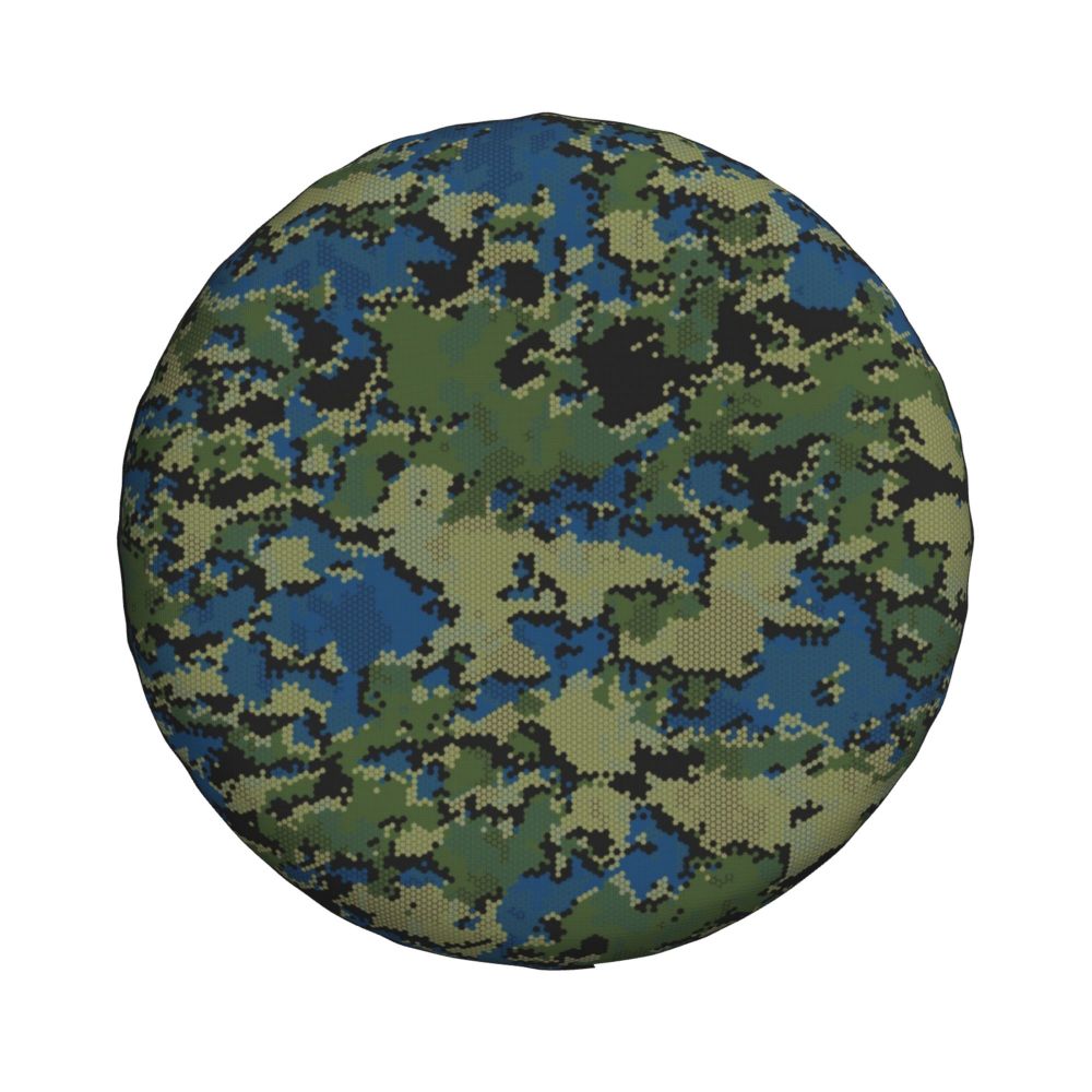Custom Green Brown Military Camouflage Spare Tire Cover for Honda CRV Army Jungle Camo 4WD 4x4 SUV Car Wheel Protectors