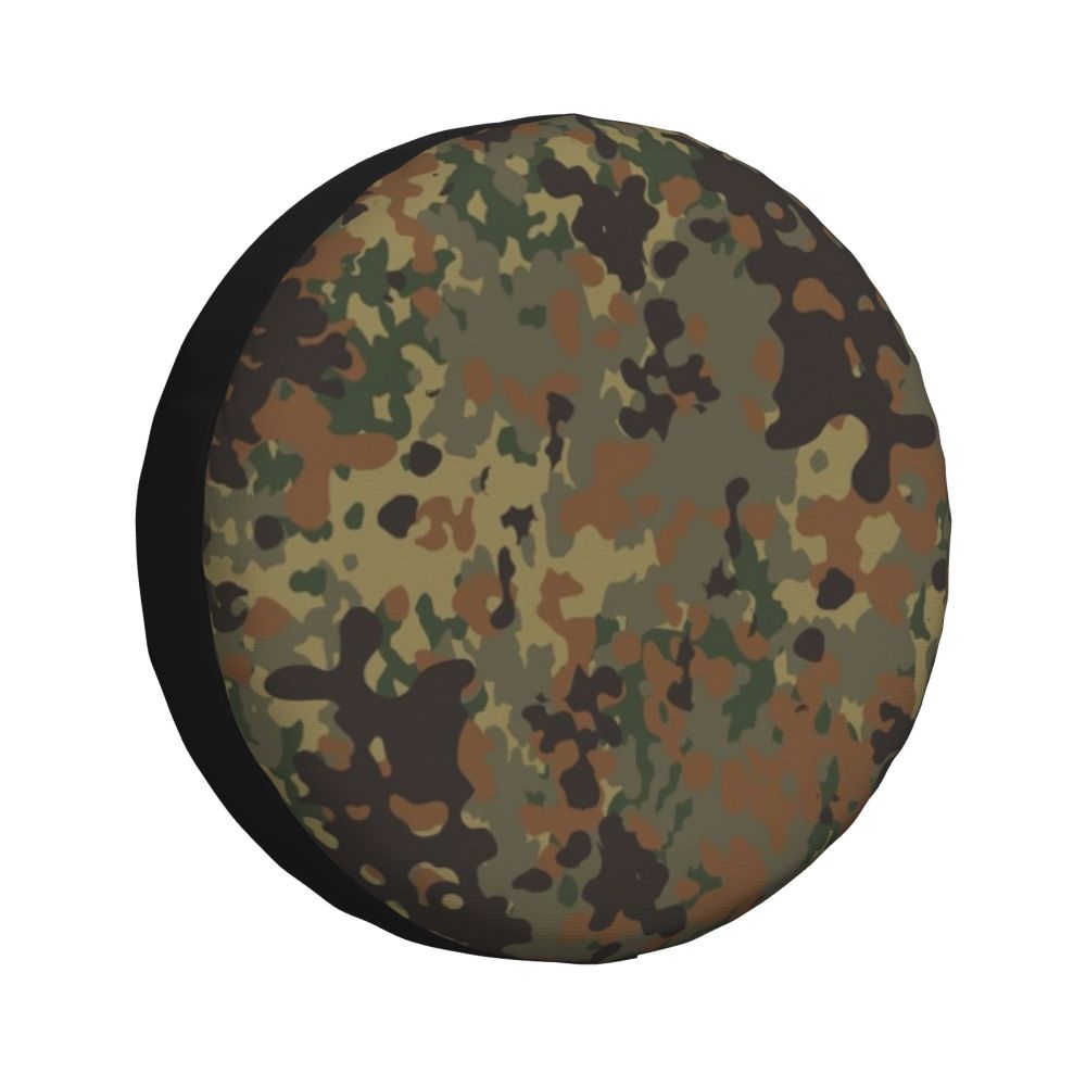 Custom Green Brown Military Camouflage Spare Tire Cover for Honda CRV Army Jungle Camo 4WD 4x4 SUV Car Wheel Protectors