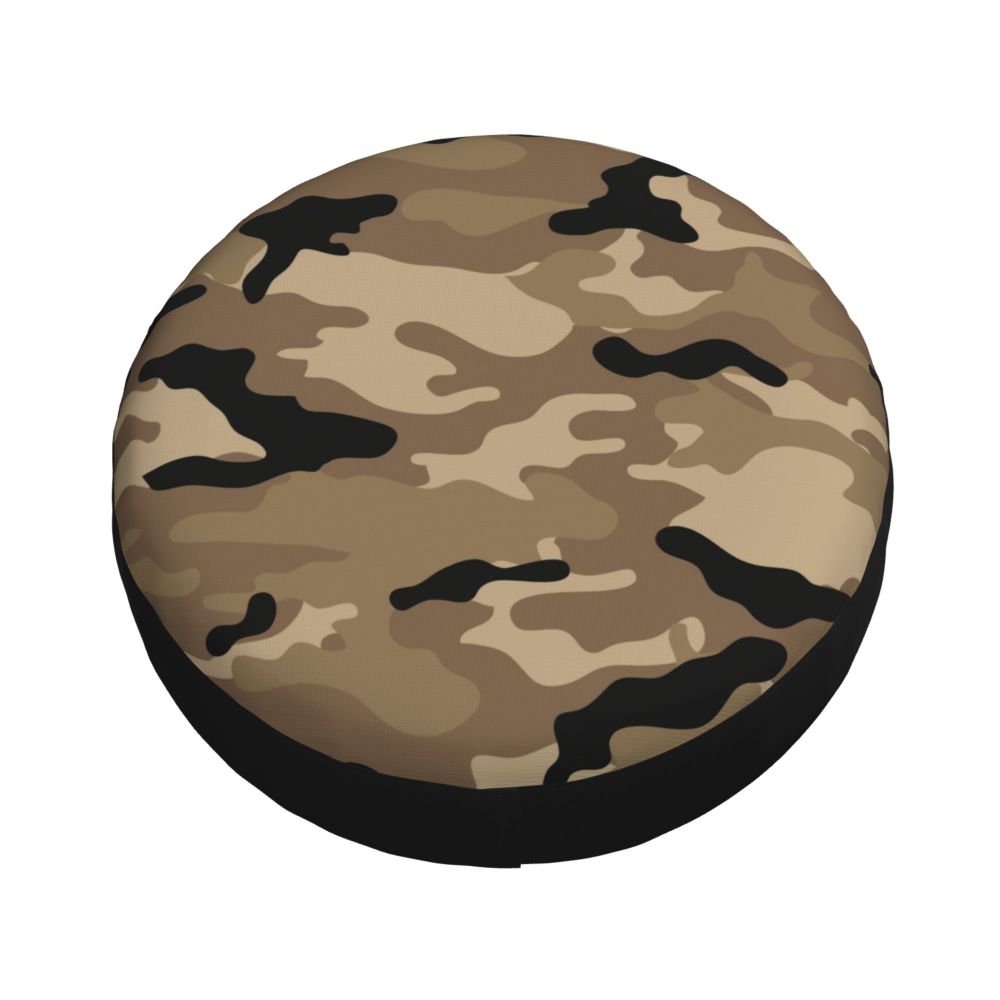 Custom Green Brown Military Camouflage Spare Tire Cover for Honda CRV Army Jungle Camo 4WD 4x4 SUV Car Wheel Protectors